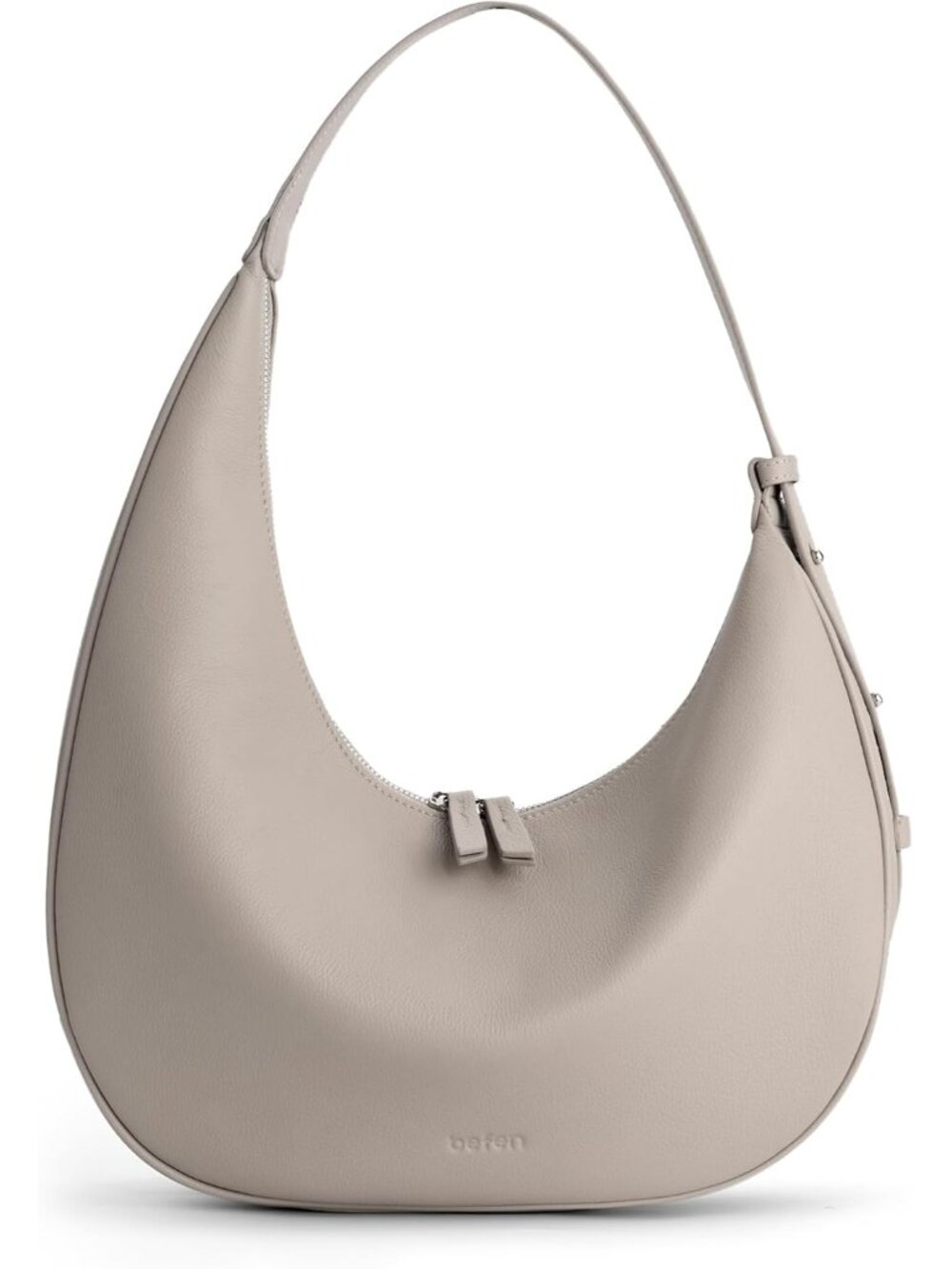 Genuine Leather Slouchy Hobo Bags for Women, Crescent Crossbody Purse